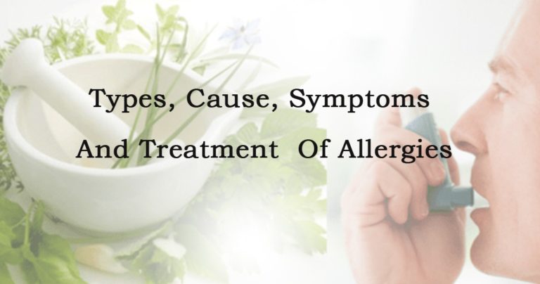 Types, Causes, Symptoms And Treatment Of Allergies - Asthma Bhawan